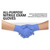 Dealmed Nitrile Exam Gloves, 3 mil Palm, Nitrile, Powder-Free, M, 3000 PK, Blue/Violet 787570